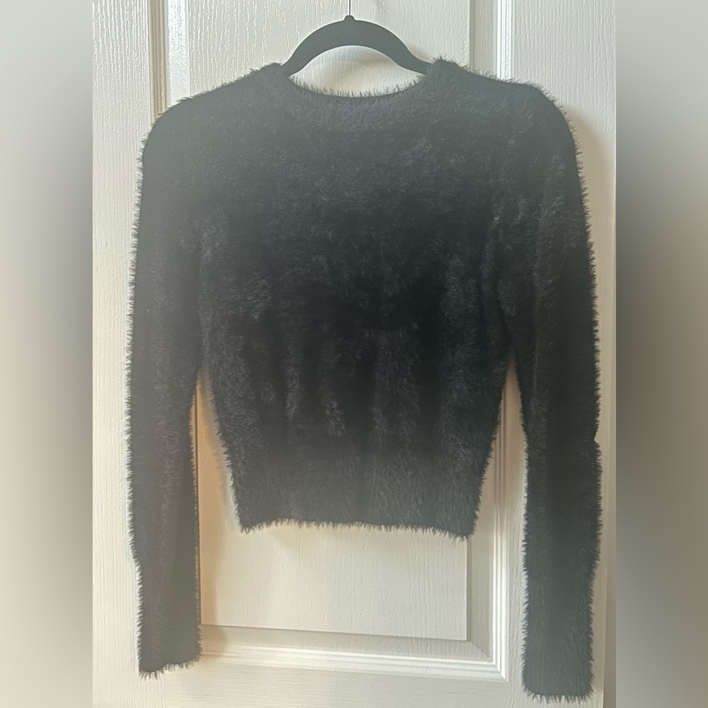 Zara fuzzy sweater